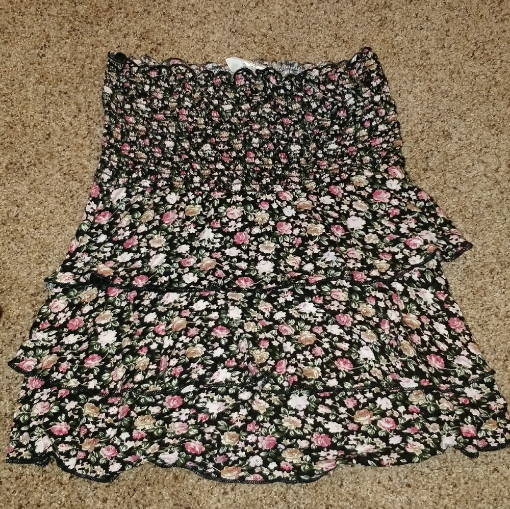 Strapless shirt